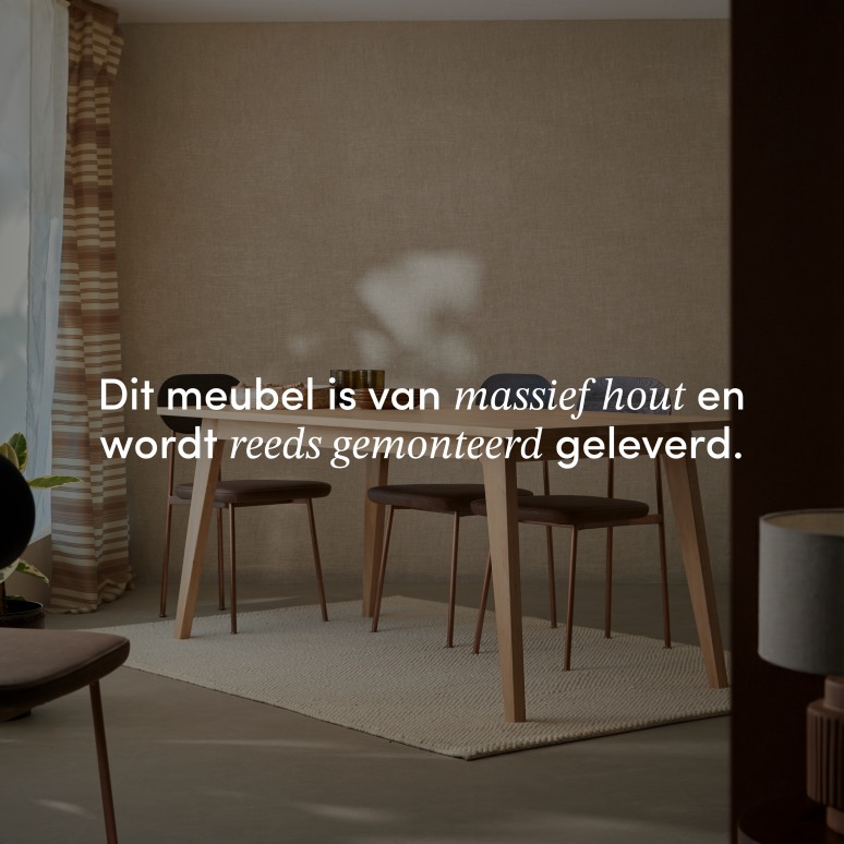 Esmée - Massief eikenhouten tafel 6-8 pers.