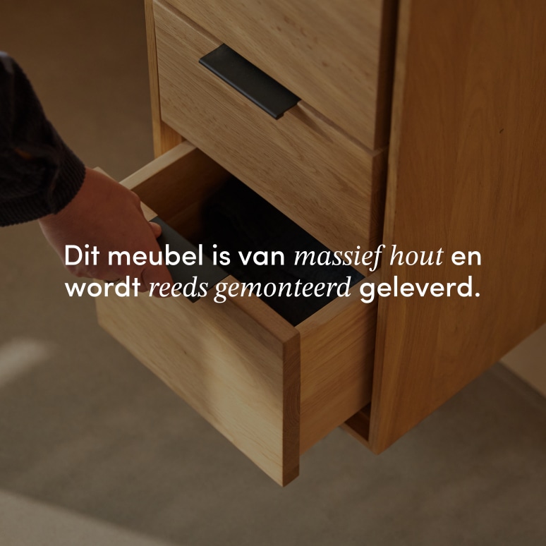 Senson - Massief eiken kolomkast