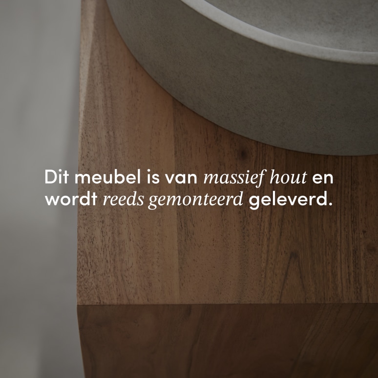 Olga - Badmeubel van massief acaciahout 145 cm