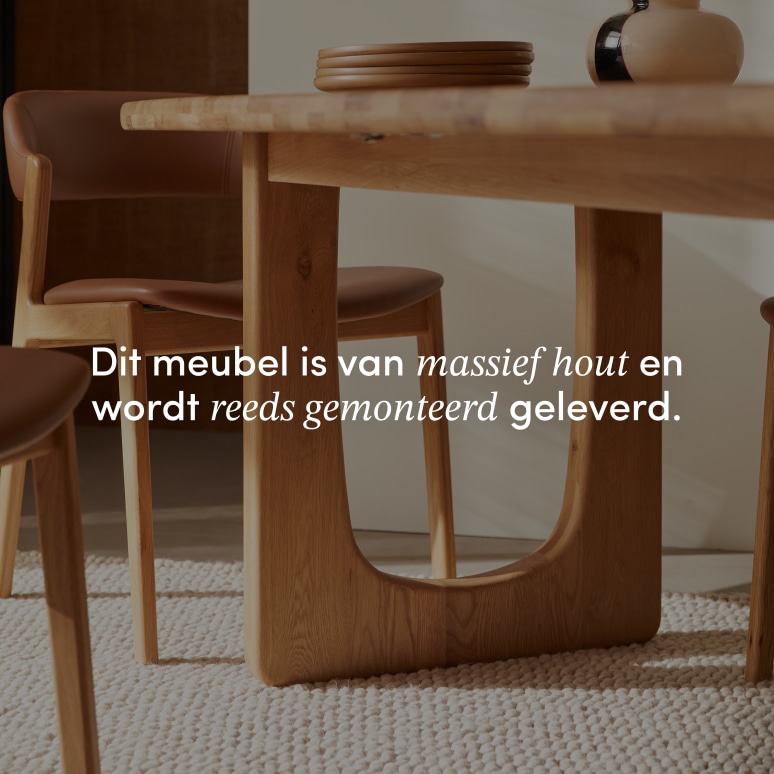 Mattia - Uitschuifbare tafel in massief eikenhout 8-14 pers.