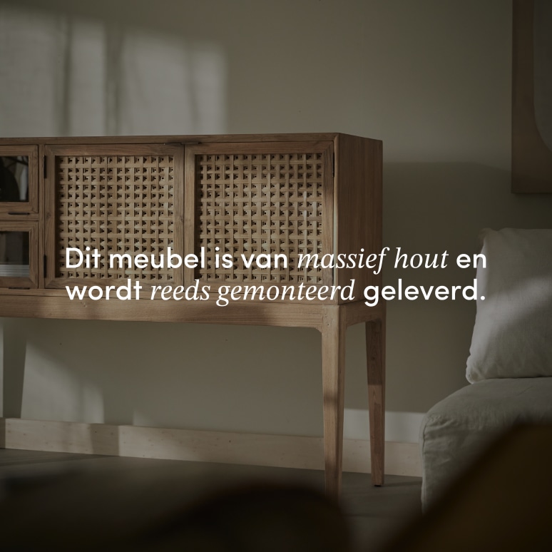 Tridi - Buffetkast van gerecycled massief teak