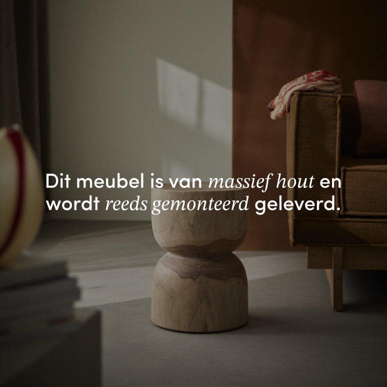 Mare - Bijzettafel van massief teak