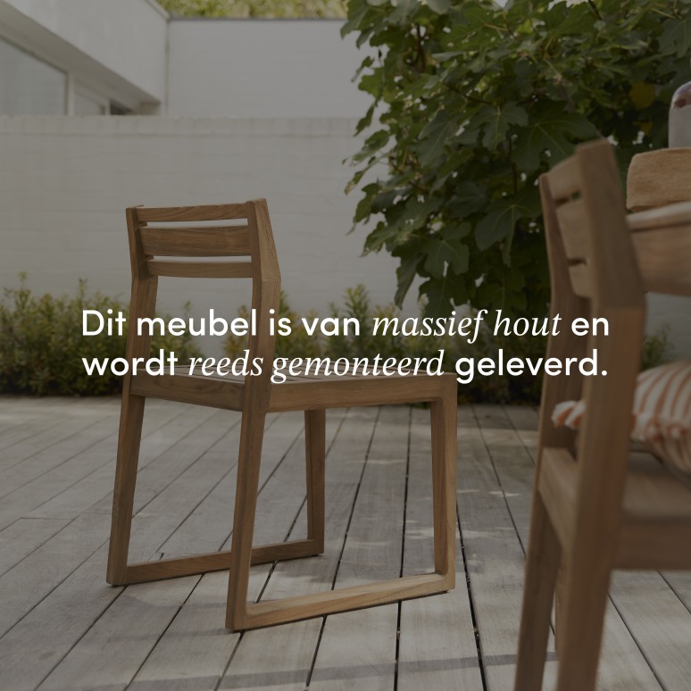 Vasco - Tuinstoel van gerecycled massief teak