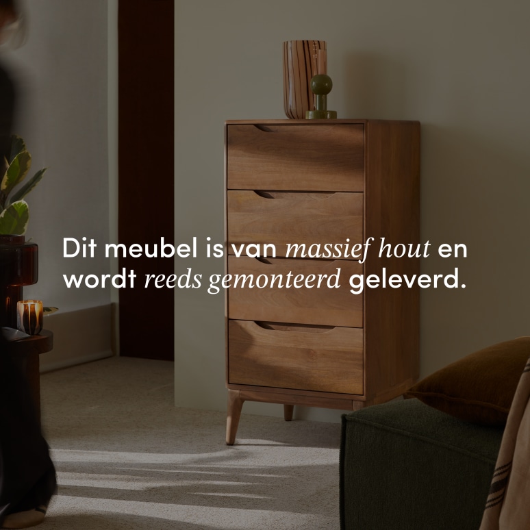 Gabrielle - Ladekast van massief mangohout