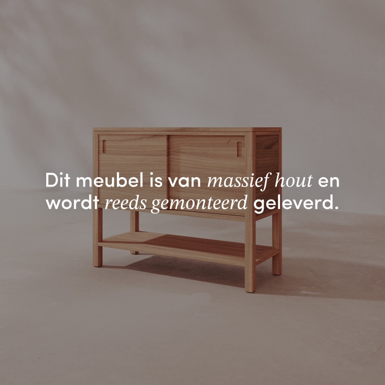 Anton - Buffetkast van massief teak 100 cm
