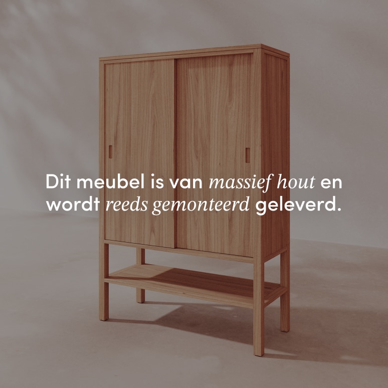 Anton - Massief teakhouten dressoir