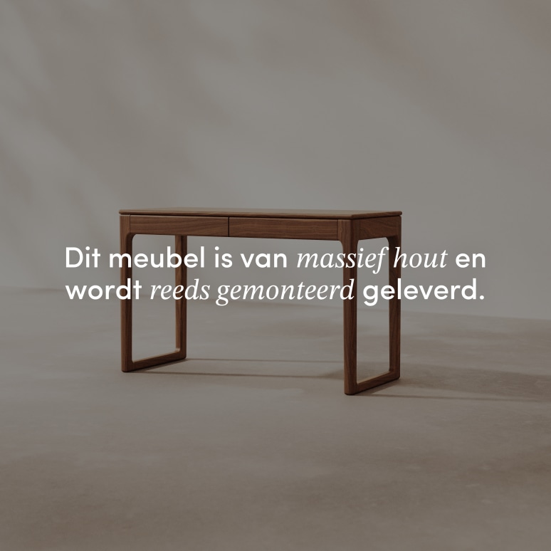 Arto - Bureau van massief notenhout