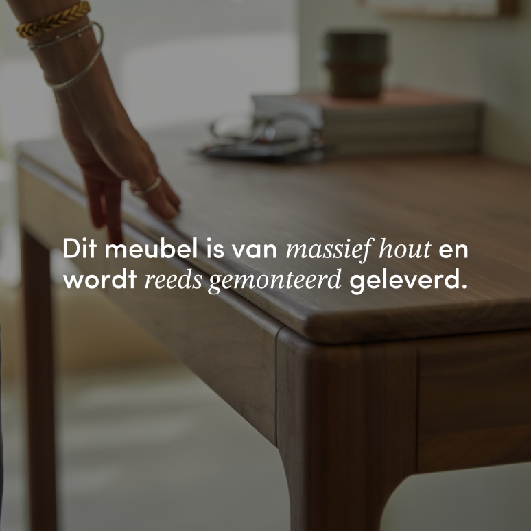 Arto - Bureau van massief notenhout