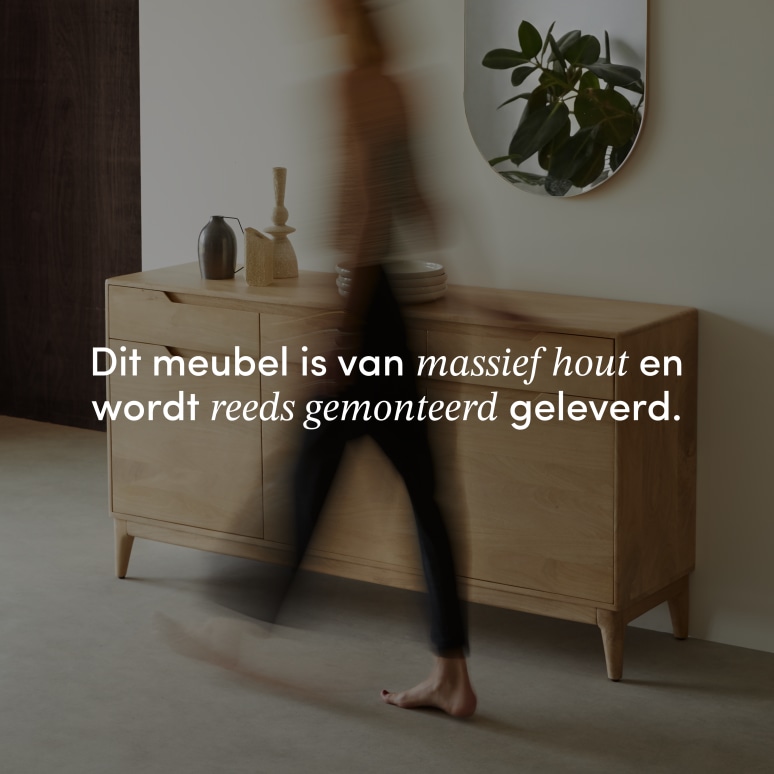 Gabrielle - Buffetkast van licht mangohout 150 cm