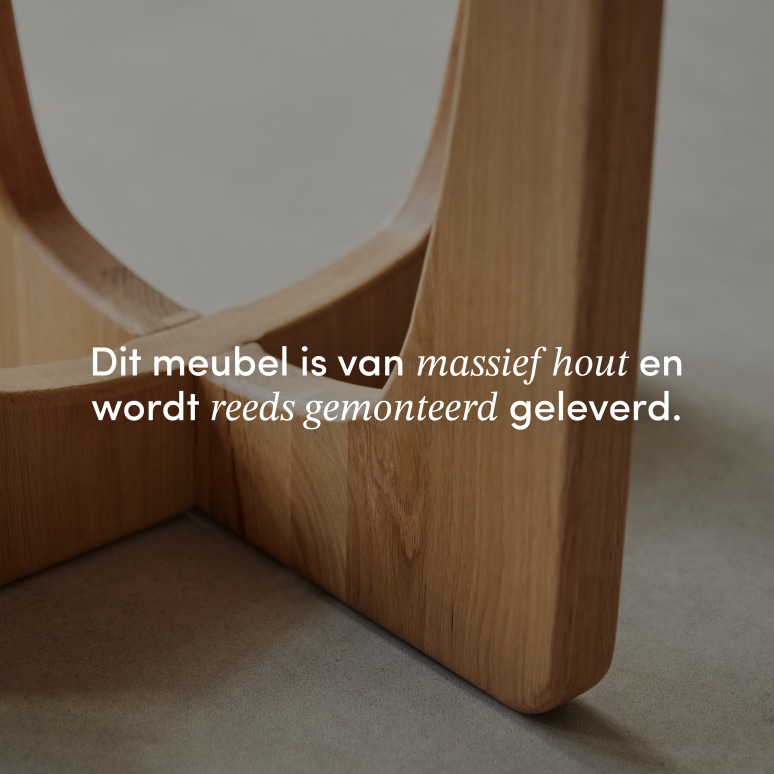 Mattia - Bijzettafel van massief eikenhout
