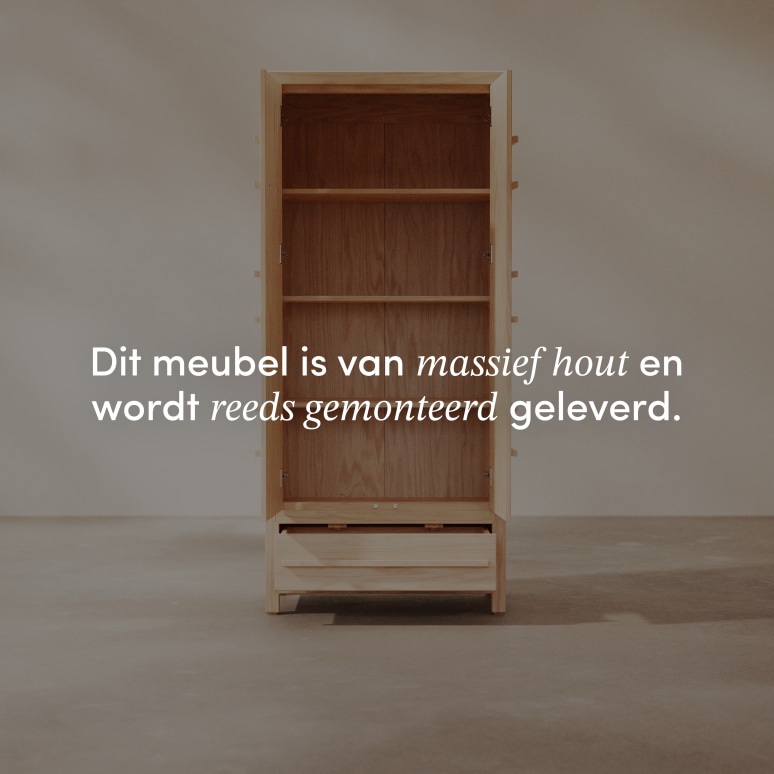 Qong - Massief dennenhouten kast