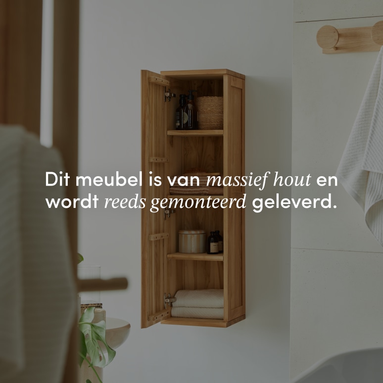 Jacob - Kolomkast van massief teakhout