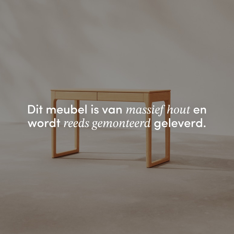 Arto - Massief eikenhouten bureau