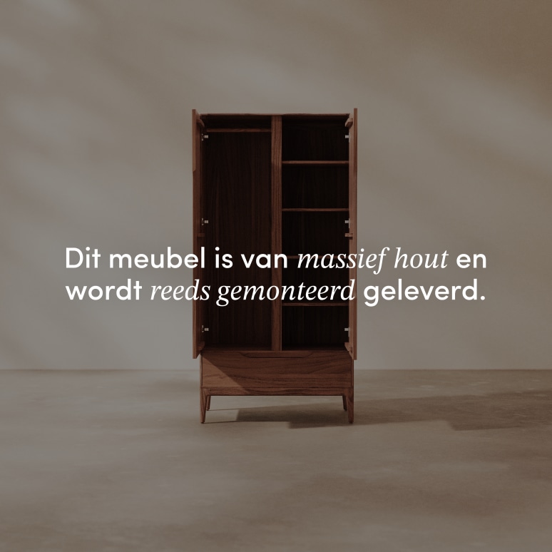 Gabrielle - Massief mangohouten kledingkast