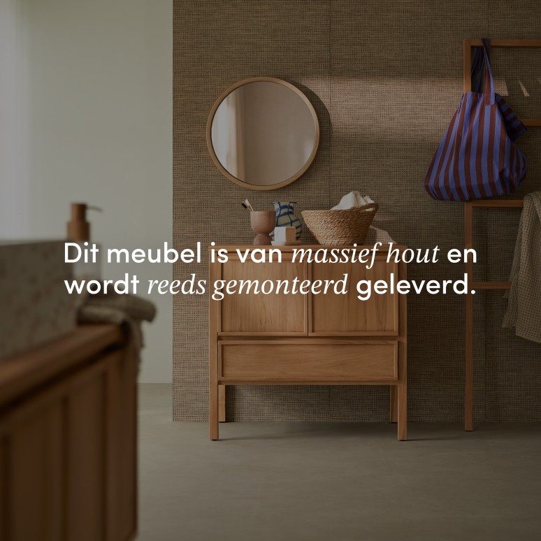 Jane - Teakhouten kast 80 cm