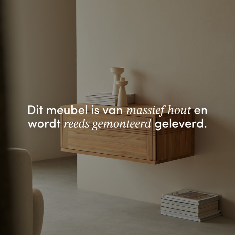 Basic - Teakhouten TV-meubel 80 cm