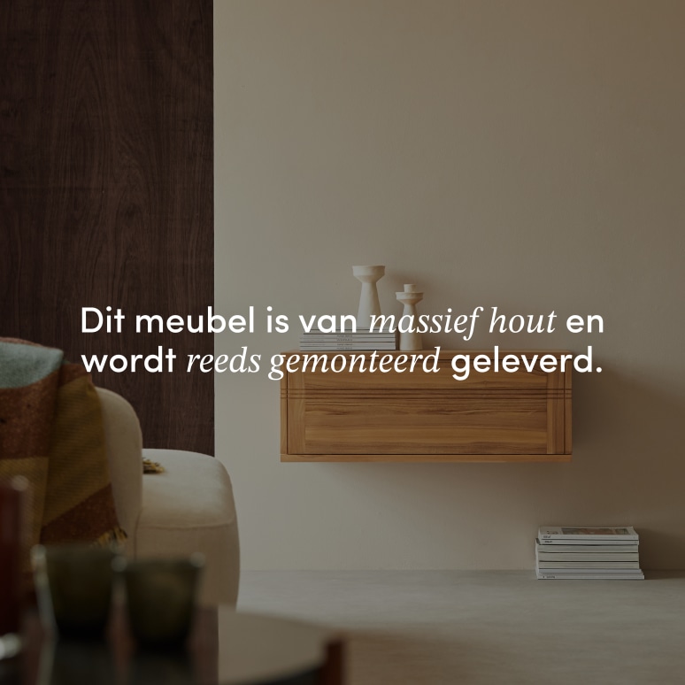 Basic - Teakhouten TV-meubel 80 cm