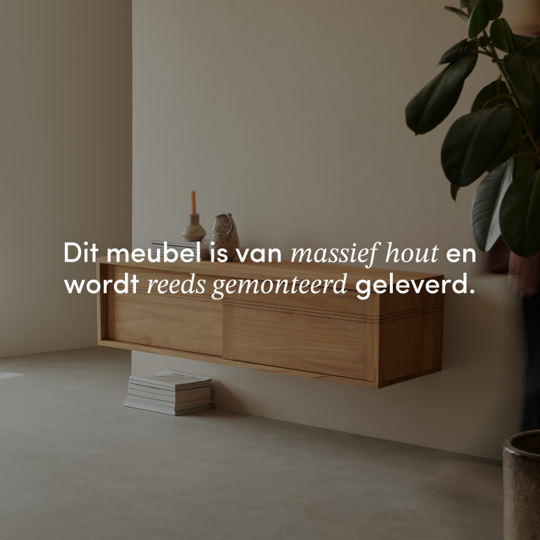 Basic - Teakhouten TV-meubel 140 cm