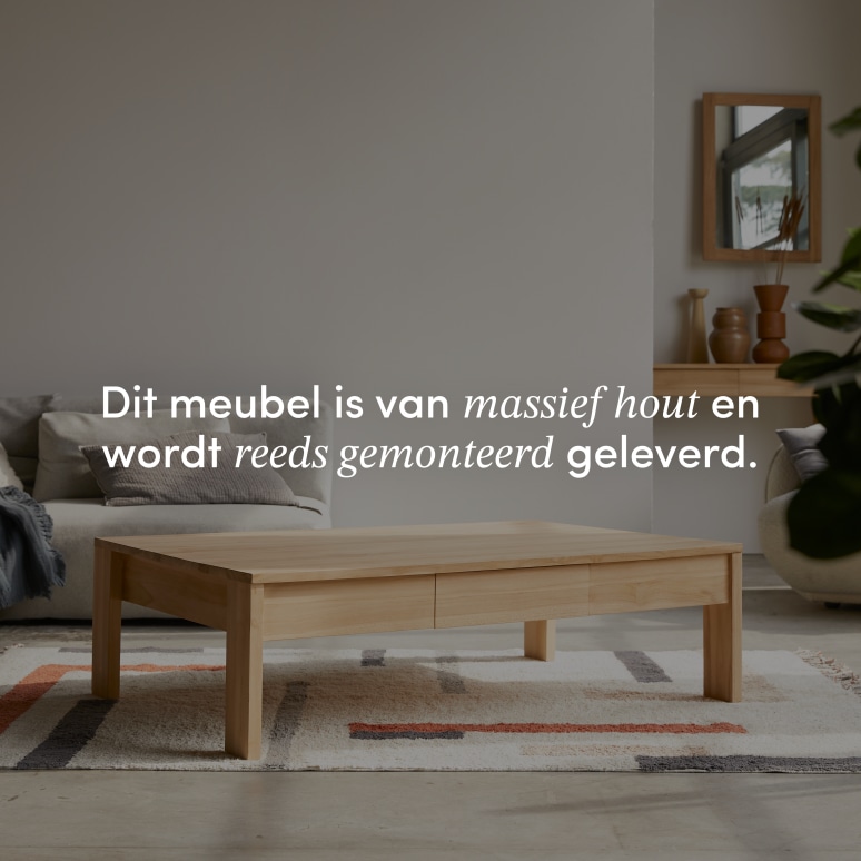 Eden - Massief teakhouten salontafel