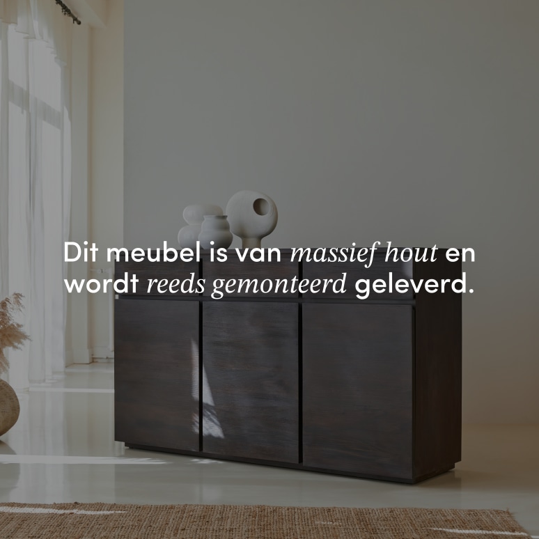 Eva - Massief mahoniehouten buffet 150 cm