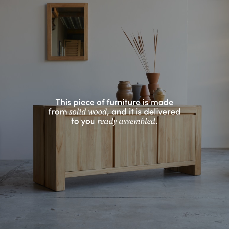 Eden - Solid teak sideboard 160 cm