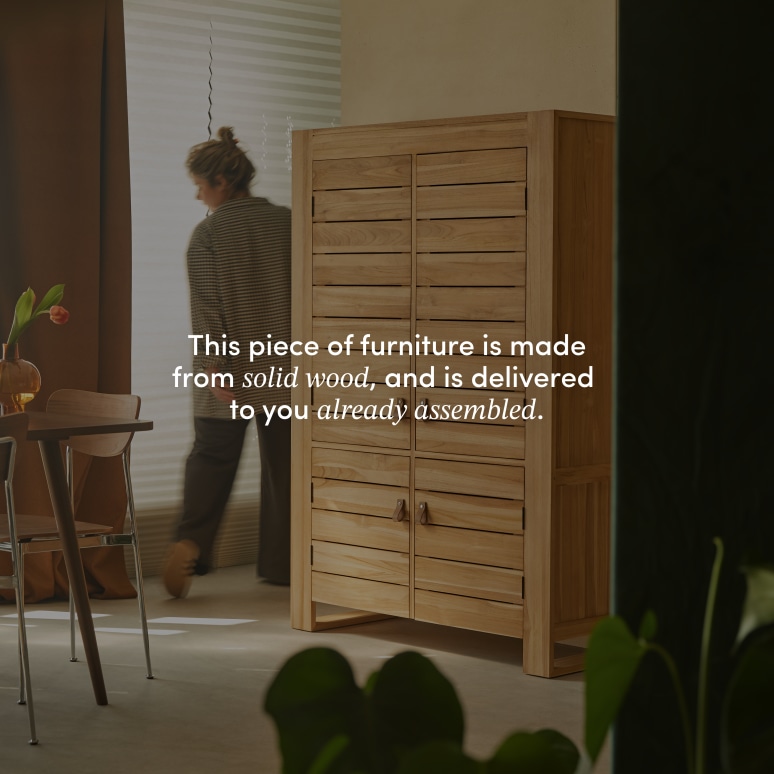 Minimalys - Dresser in solid teak, 110 cm