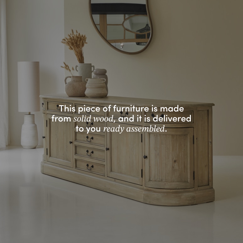 Celeste - Sideboard in pine, 225 cm