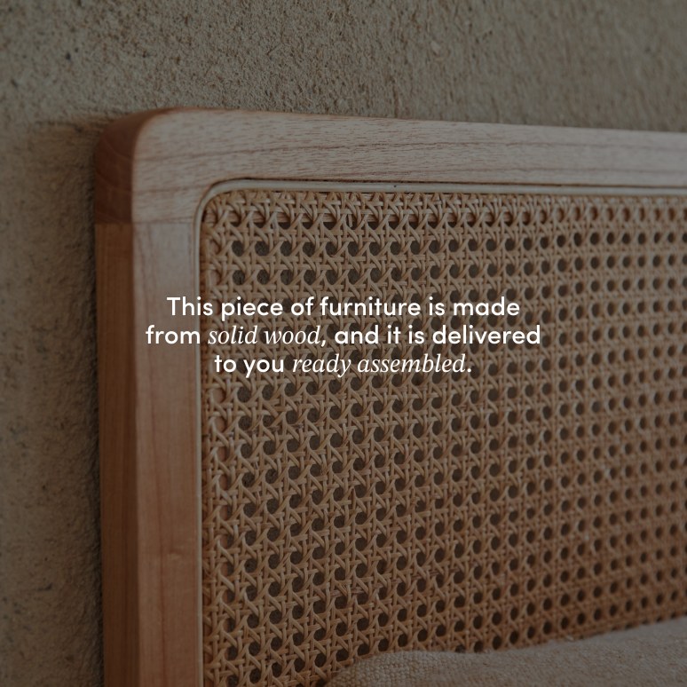 Adèle - Rattan headboard - 160 cm