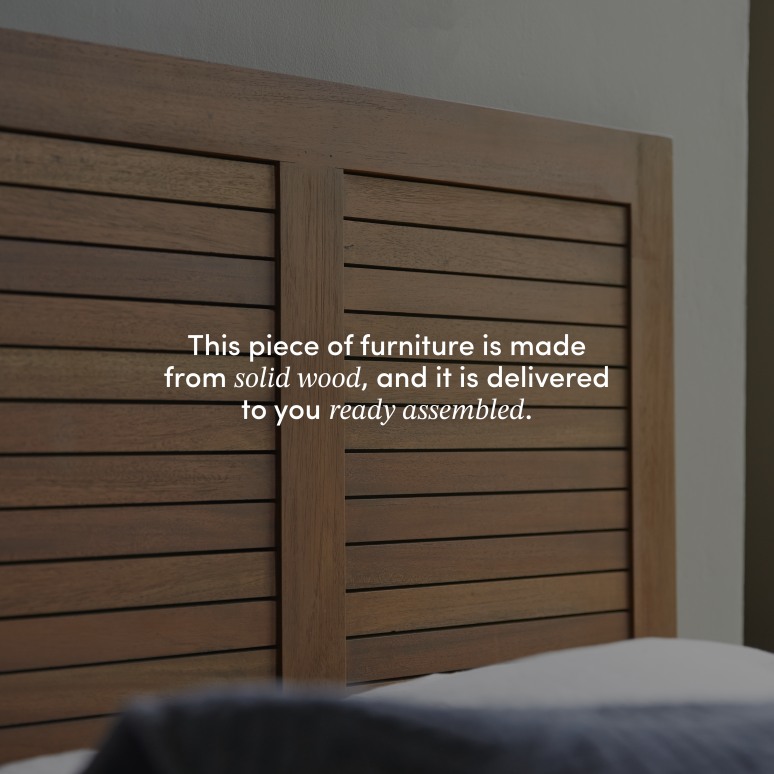 Loggia - Solid acacia headboard 160 cm