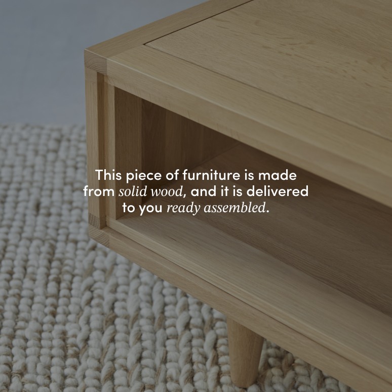Jonàk - Solid oak coffee table