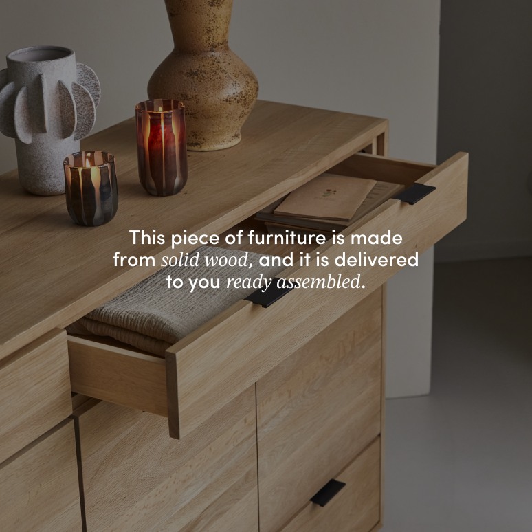 Senson - Solid oak sideboard 200 cm