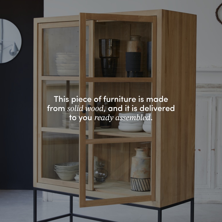 Babeth - Tall solid teak dresser