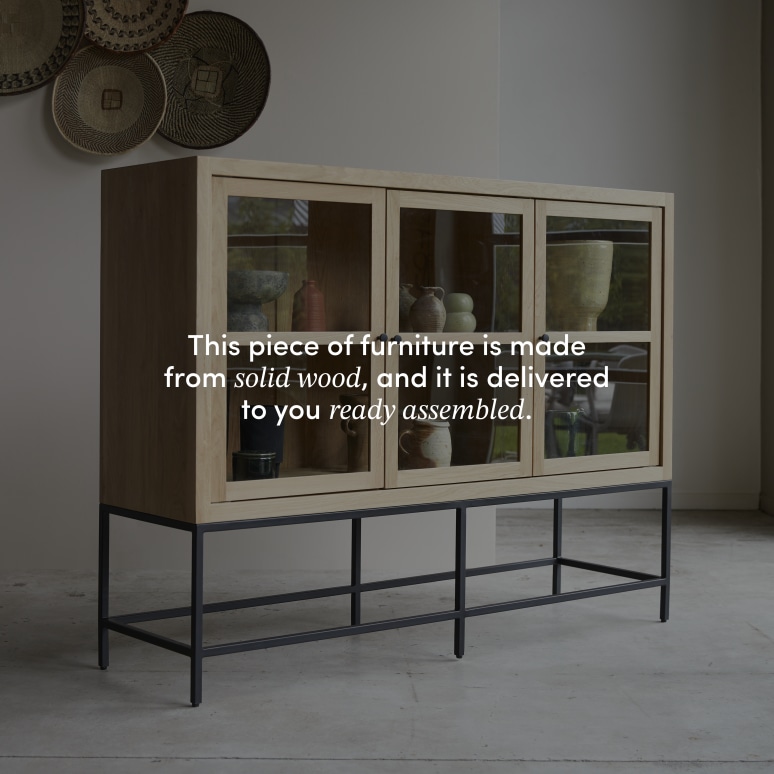 Babeth - Low solid oak dresser