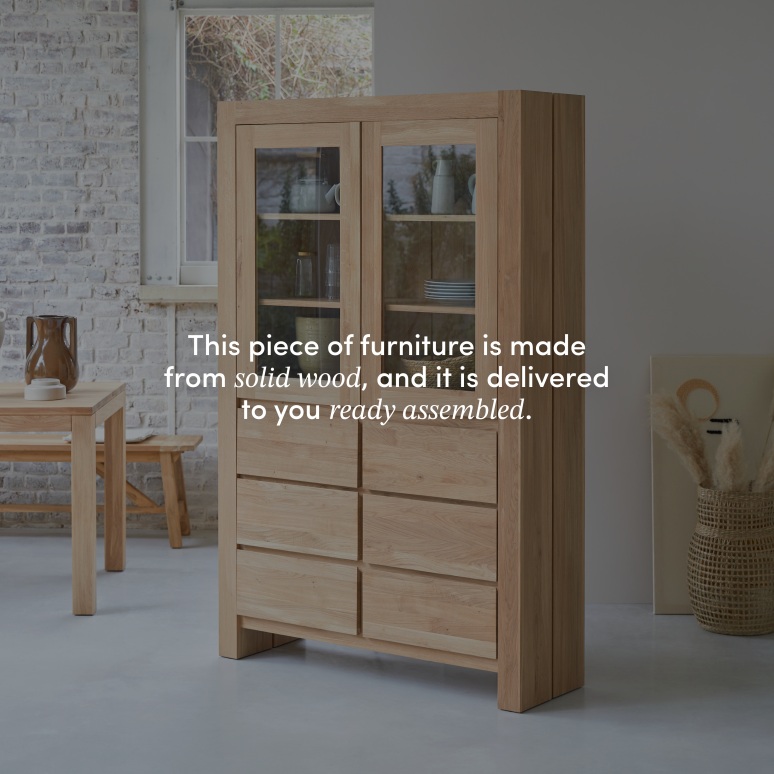Eden - Solid oak kitchen dresser