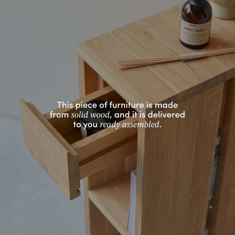 Eden - Solid oak side table