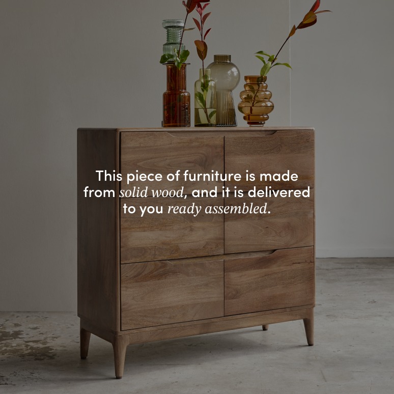 Gabrielle - Solid mango wood storage dresser