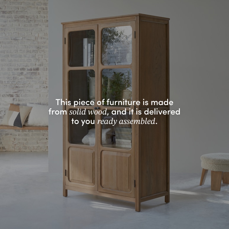 Marthe - Hallway wardrobe in solid oak