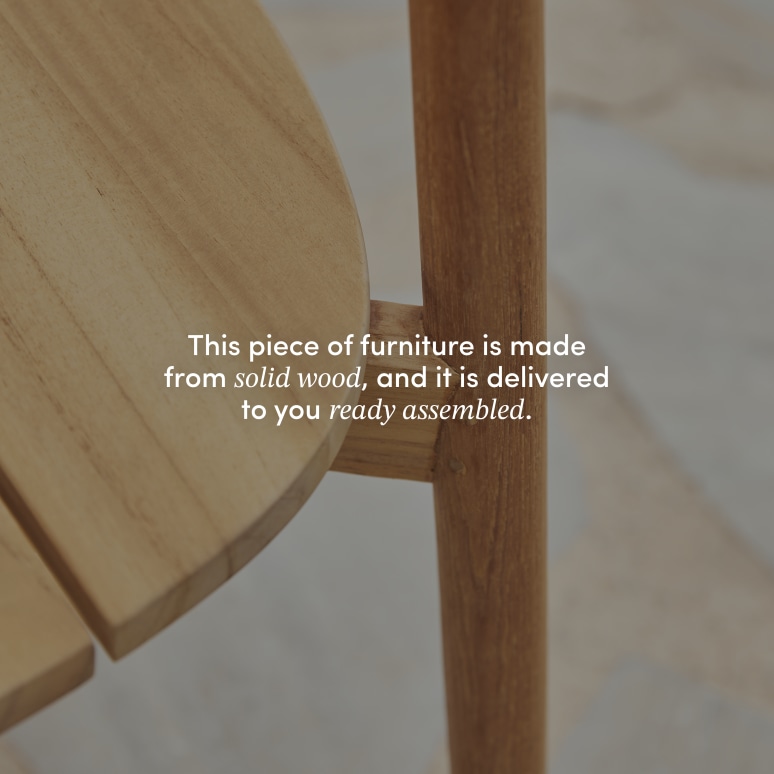 Francia - Solid teak garden chair