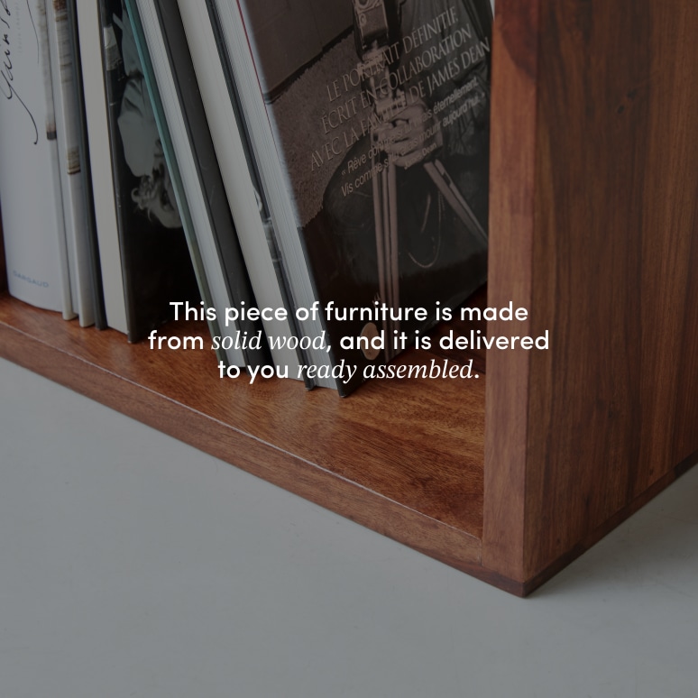 Kwarto - Bedside table in solid sheesham