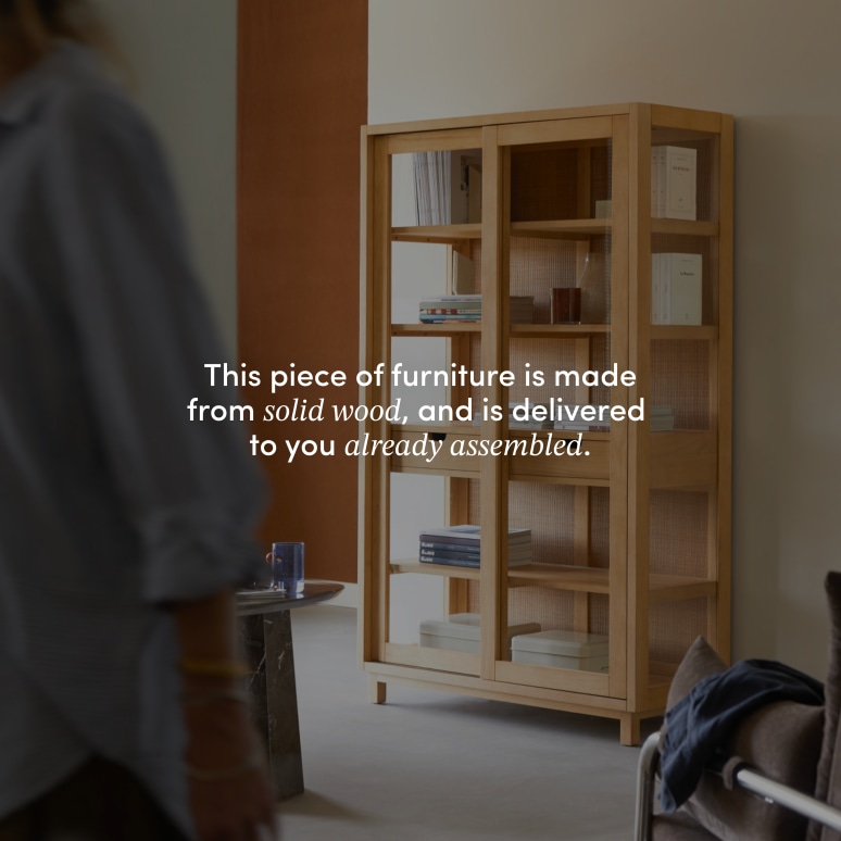 Adel - Solid oak storage cabinet
