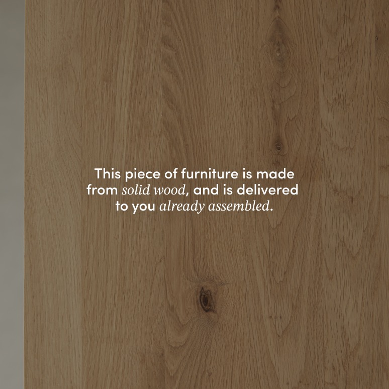 Eden - Solid oak bar table for 4-6 people
