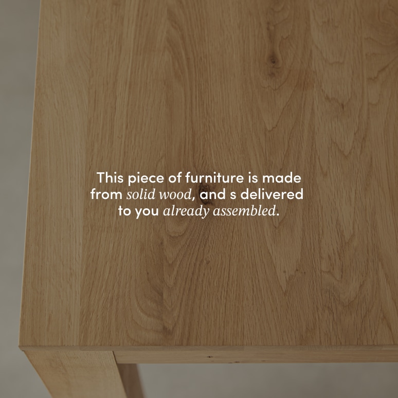 Eden - Solid oak bar table for 4-6 people