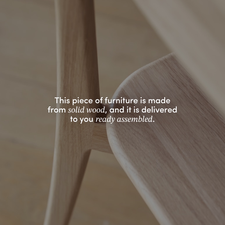 Abel - Solid oak chair