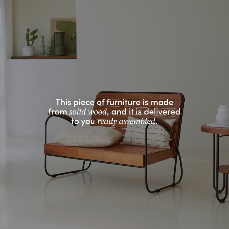 Key Wood - Solid acacia bench