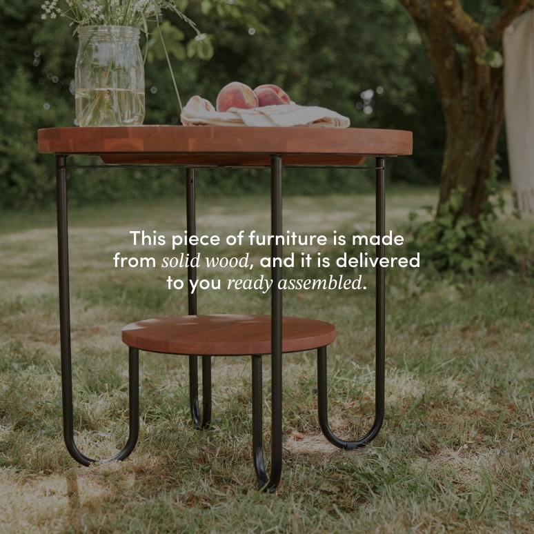 Key Wood - Solid acacia garden coffee table