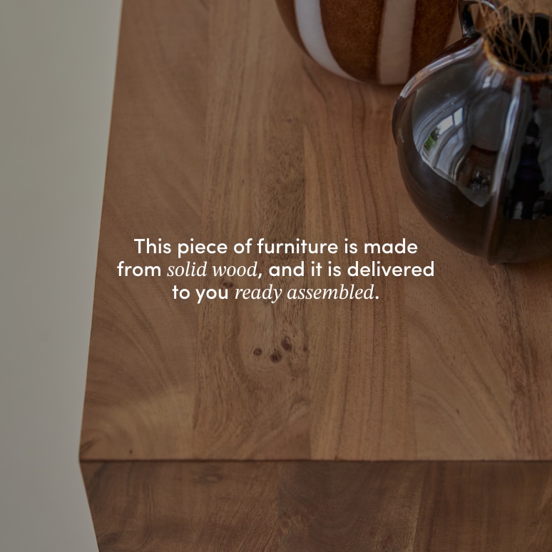 Olga - Solid acacia sideboard 200 cm