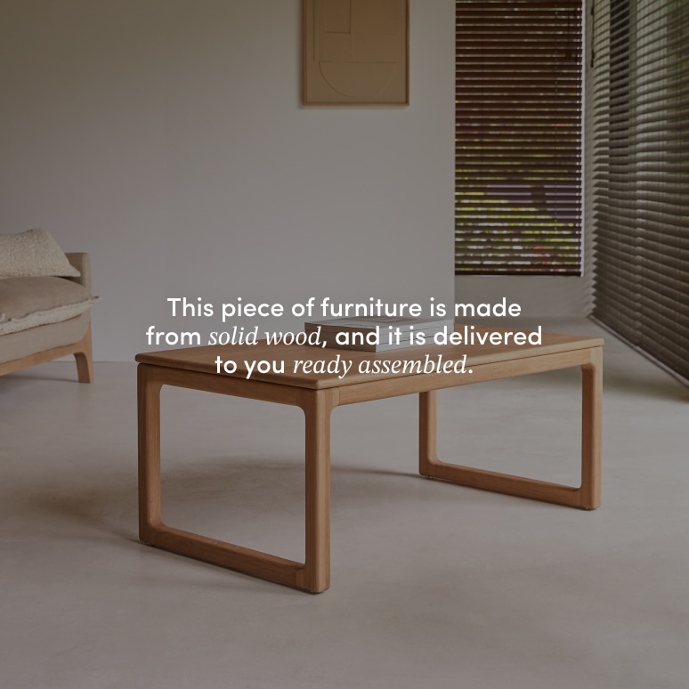 Arto - Coffee table in solid oak