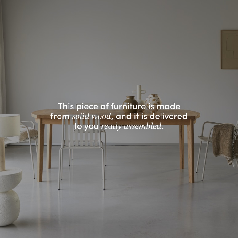 Maia - 6–12-seater extendable table in solid oak