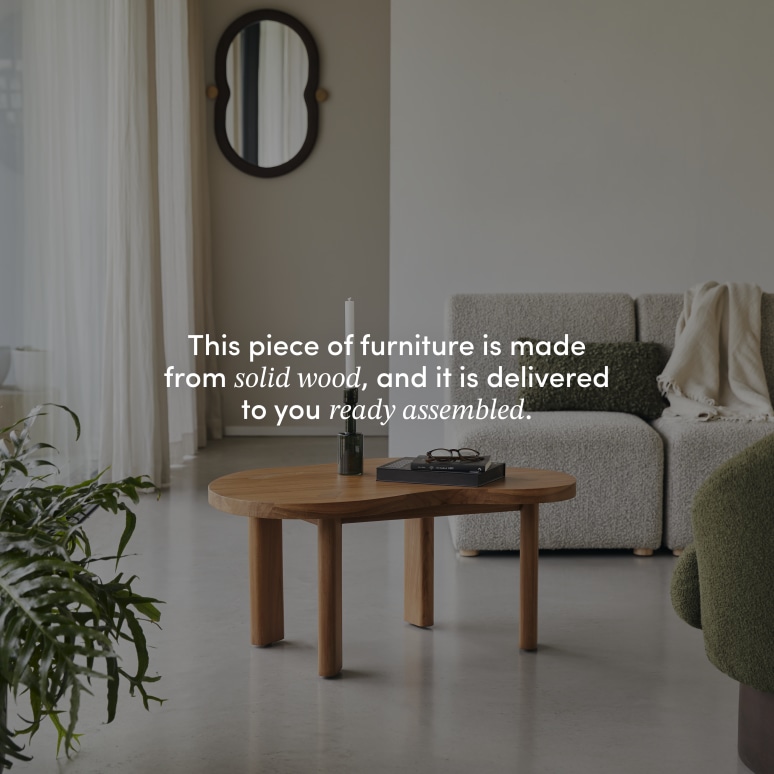 Lothaire - Coffee table in solid teak