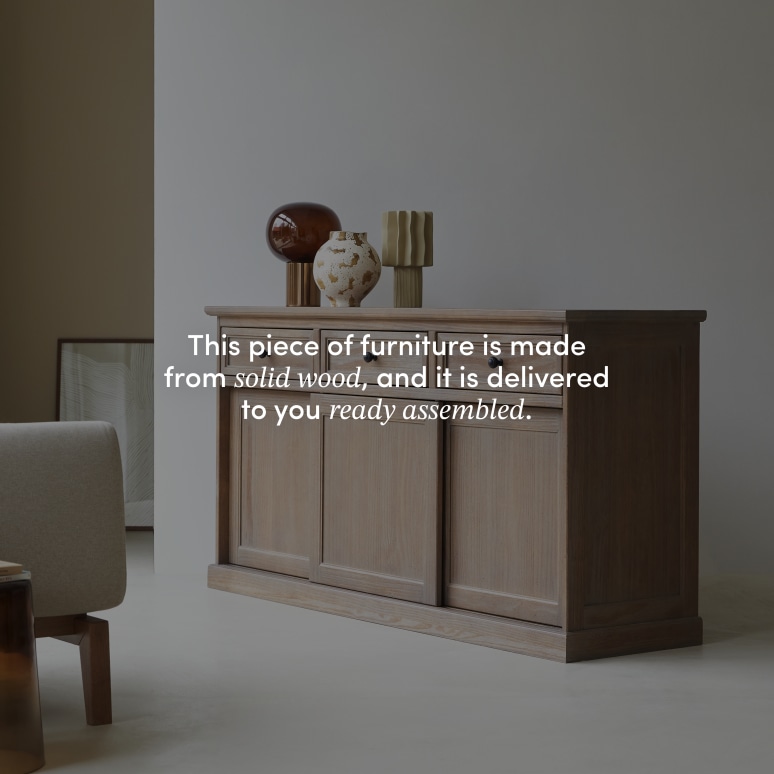 Roma - Solid pine sideboard 170 cm